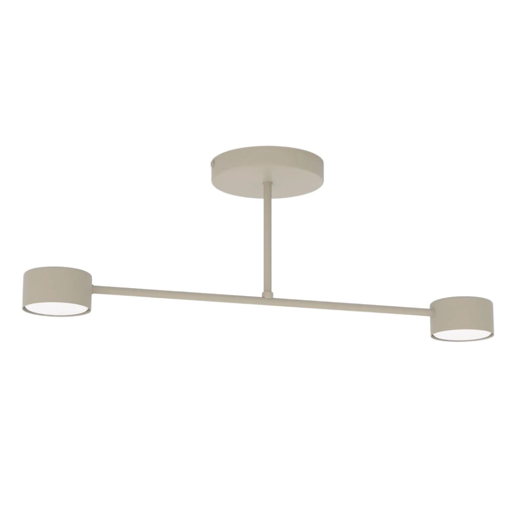 Lampada da soffitto HALO beige 2xGX53 Emibig