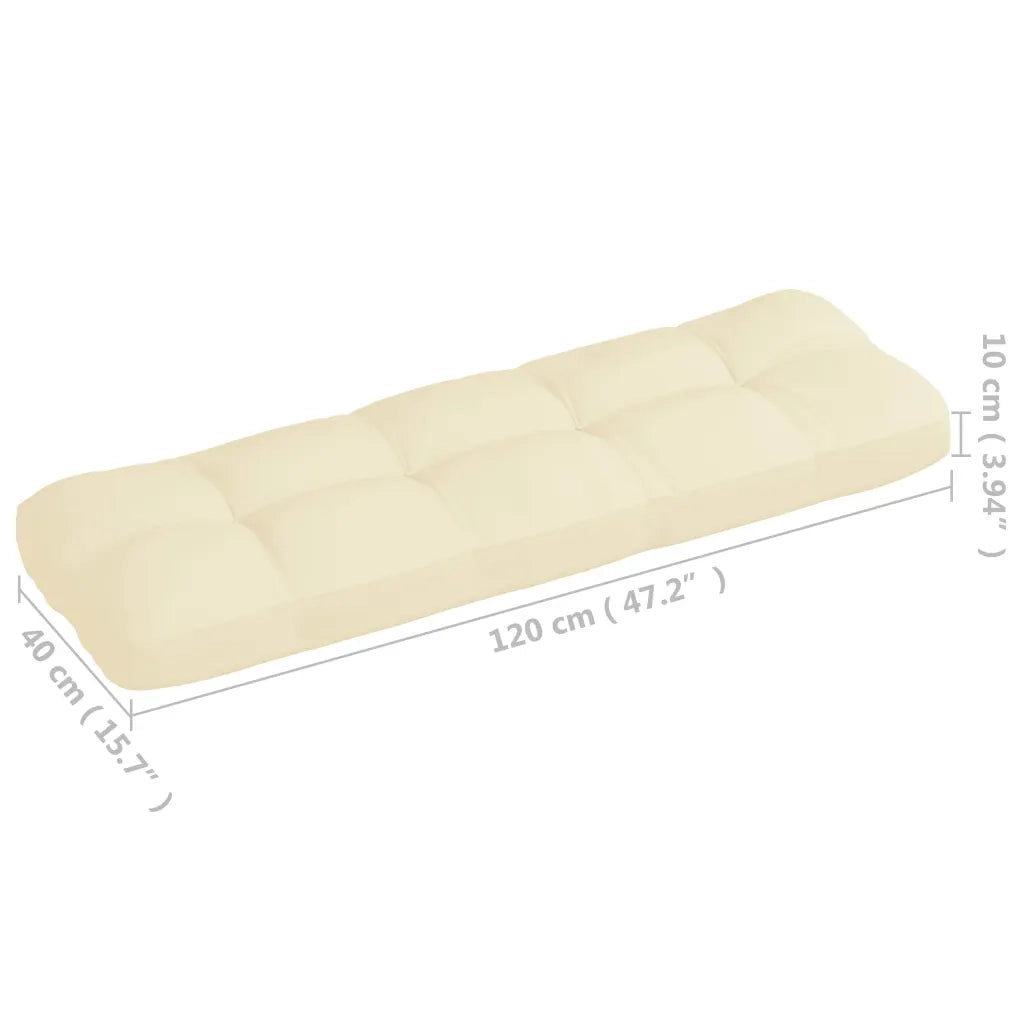 Cuscini per Divani su Pallet 7 pz Crema 314590