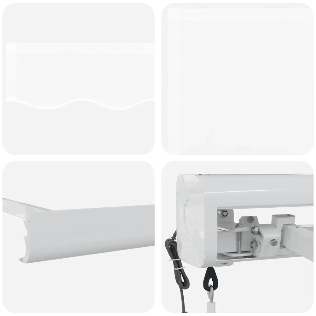 Tenda da Sole Bianco 300 x 250 x 165 cm Poliestere e Alluminio 3330082