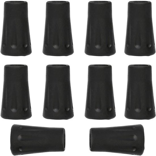 Set di 10 Accessori per Asticelle da Campeggio Universali - Puntoni in Gomma per Asticelle da Trekking Professionali