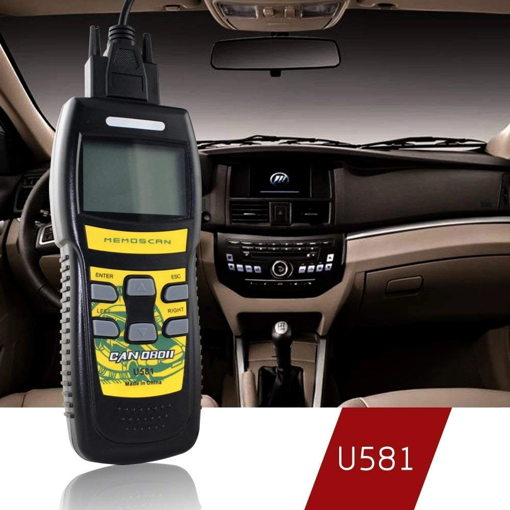 Trade Shop - Tester Obd2 Ii Scanner Lettore Di Codici Diagnostica La Centralina Auto Cod.u581 -