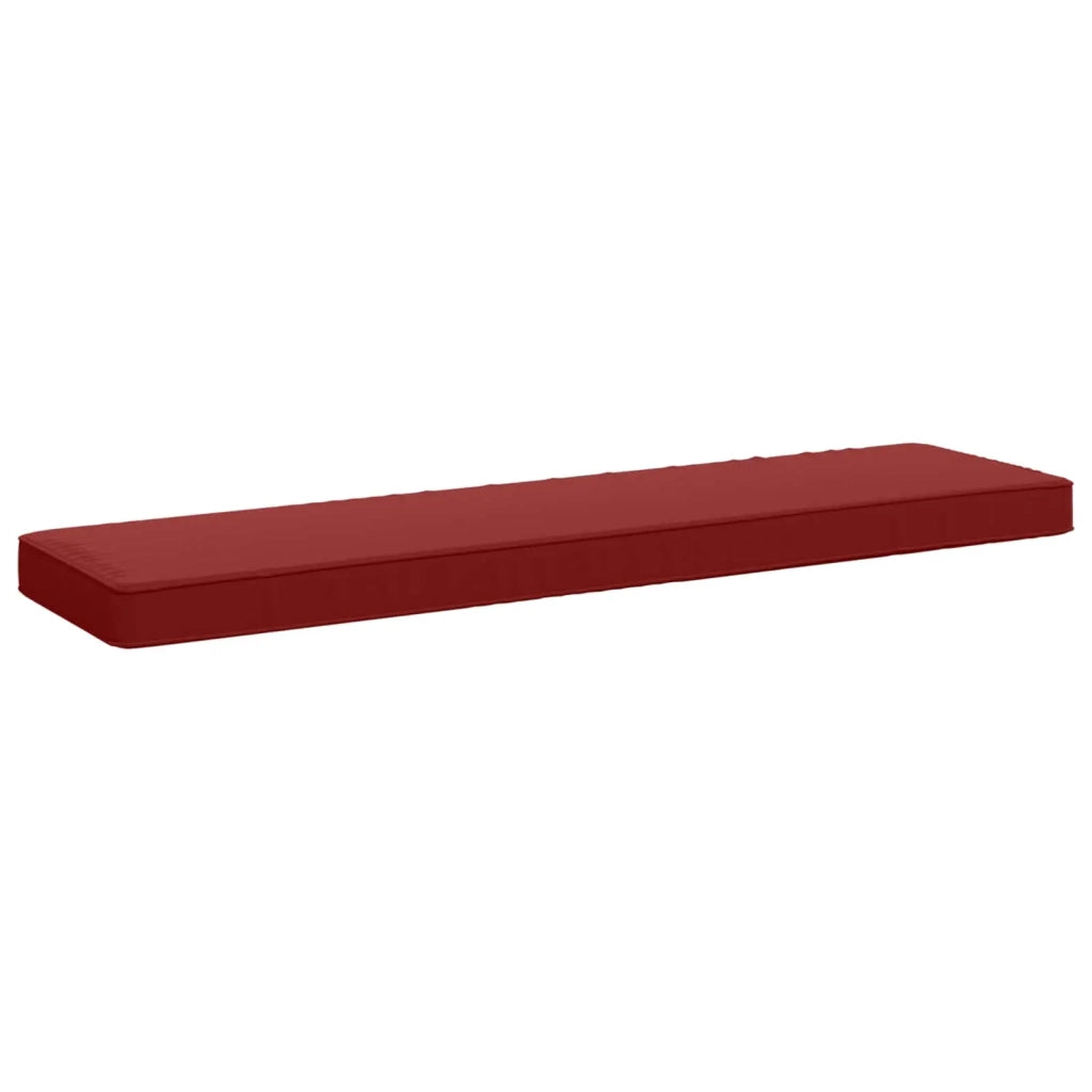 Cuscino per Panchina a 1 Pezzo VUGHT 100% Poliestere Rosso Vino 950528