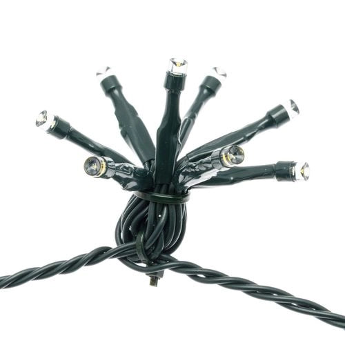 Catena LED bianco caldo 4x16m con timer