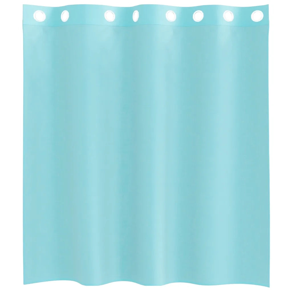 Tende in Voile con Occhielli 2 pz Turchese 4102143
