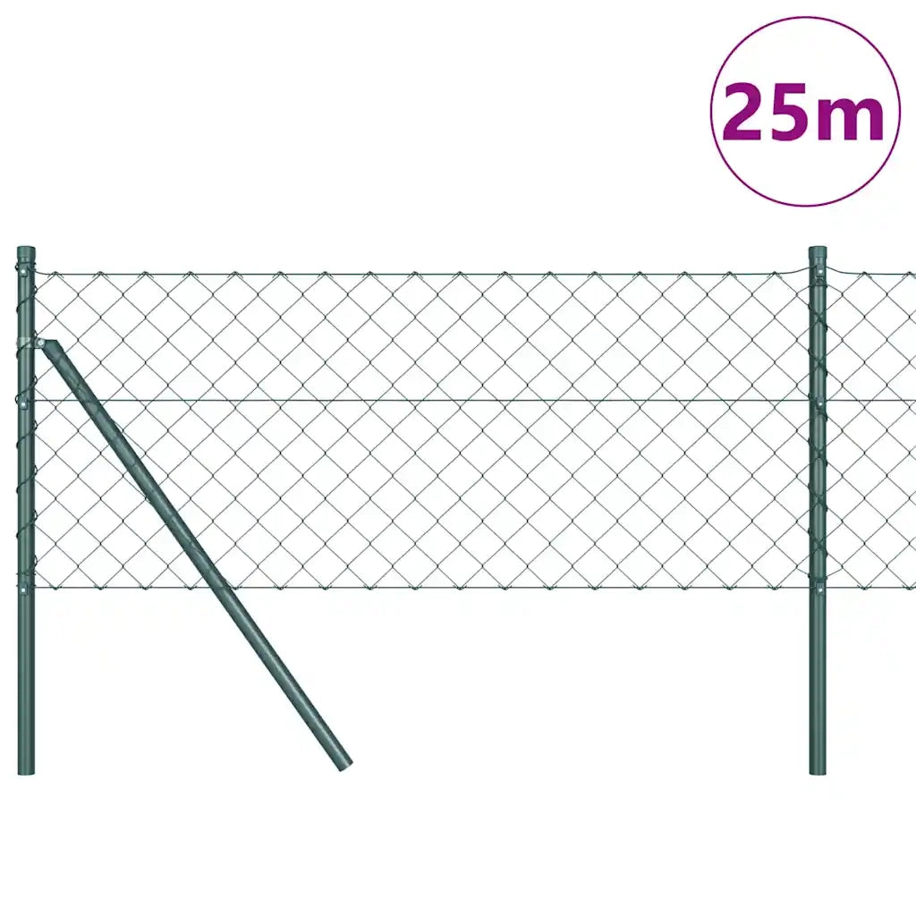 Palo della recinzione Verde 0,8 x 25 m (rete 60 x 60 mm)