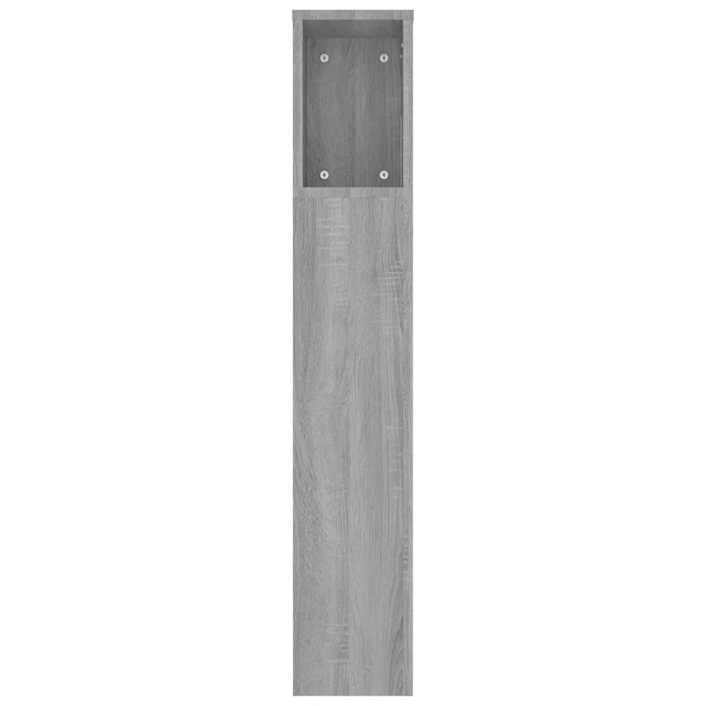 Testiera | Testata con Scomparti Grigio Sonoma 220x18,5x104,5 cm
