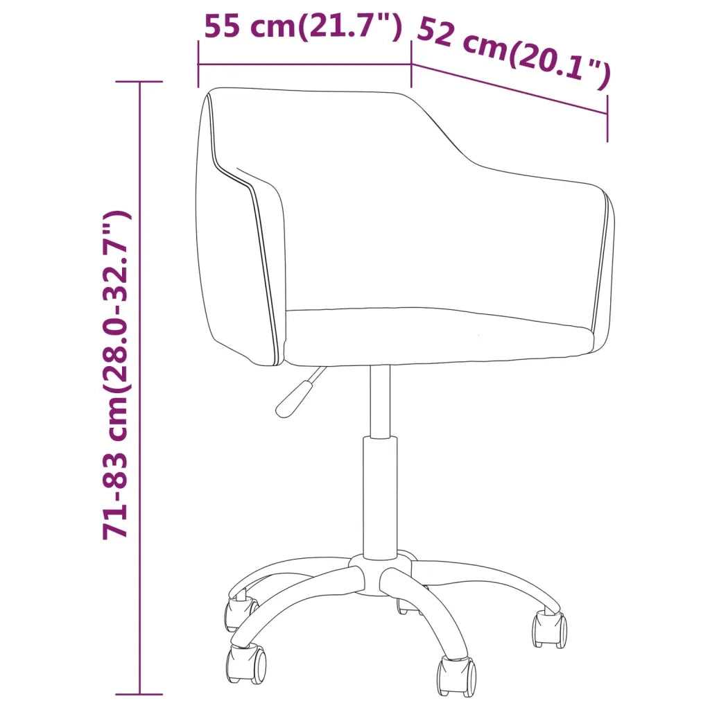 Sedie da Pranzo Girevoli 4 pz Grigio Scuro in Velluto