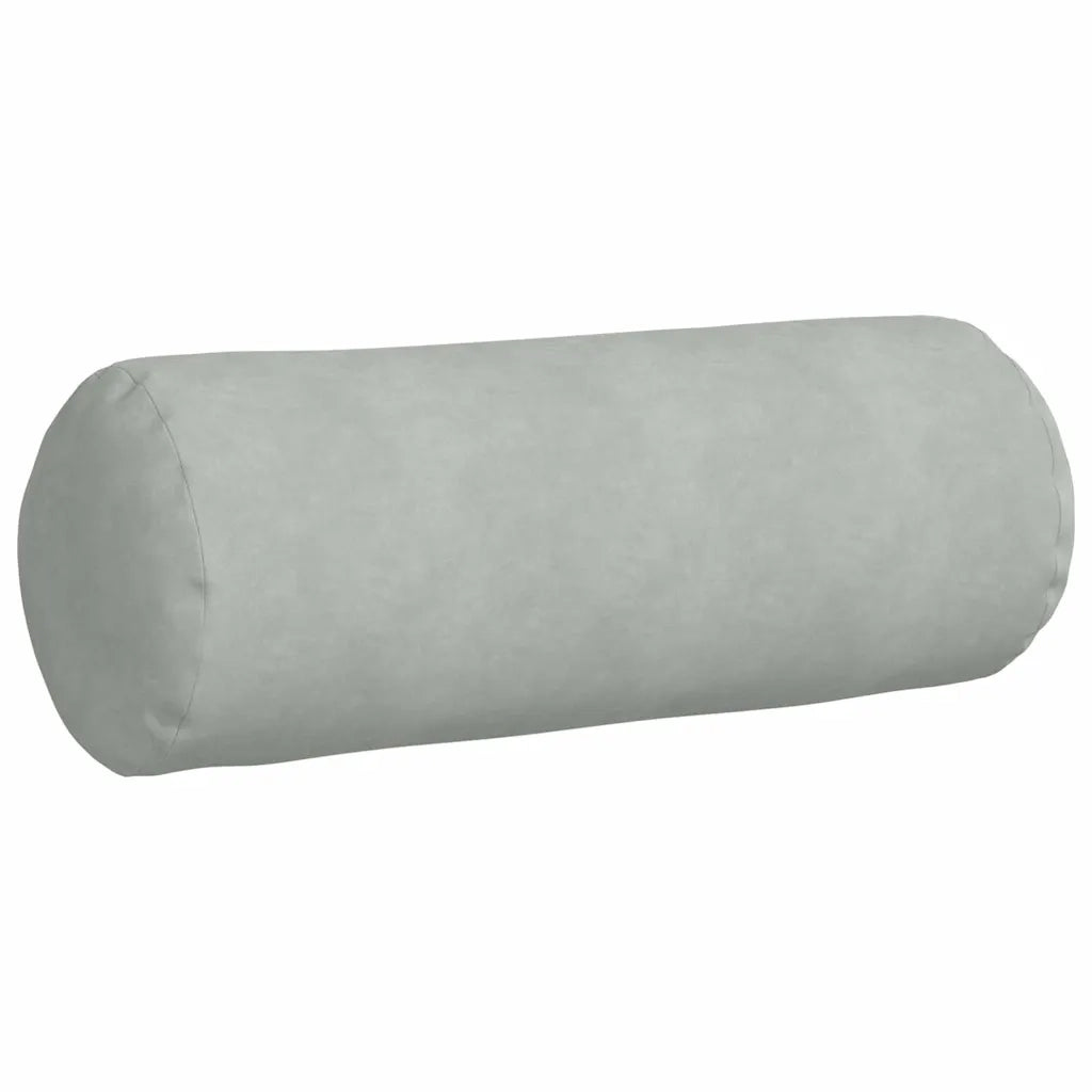 Cuscini a rullo 2 pz | Cuscini per sedie Grigio chiaro ? 25 x 70 cm
