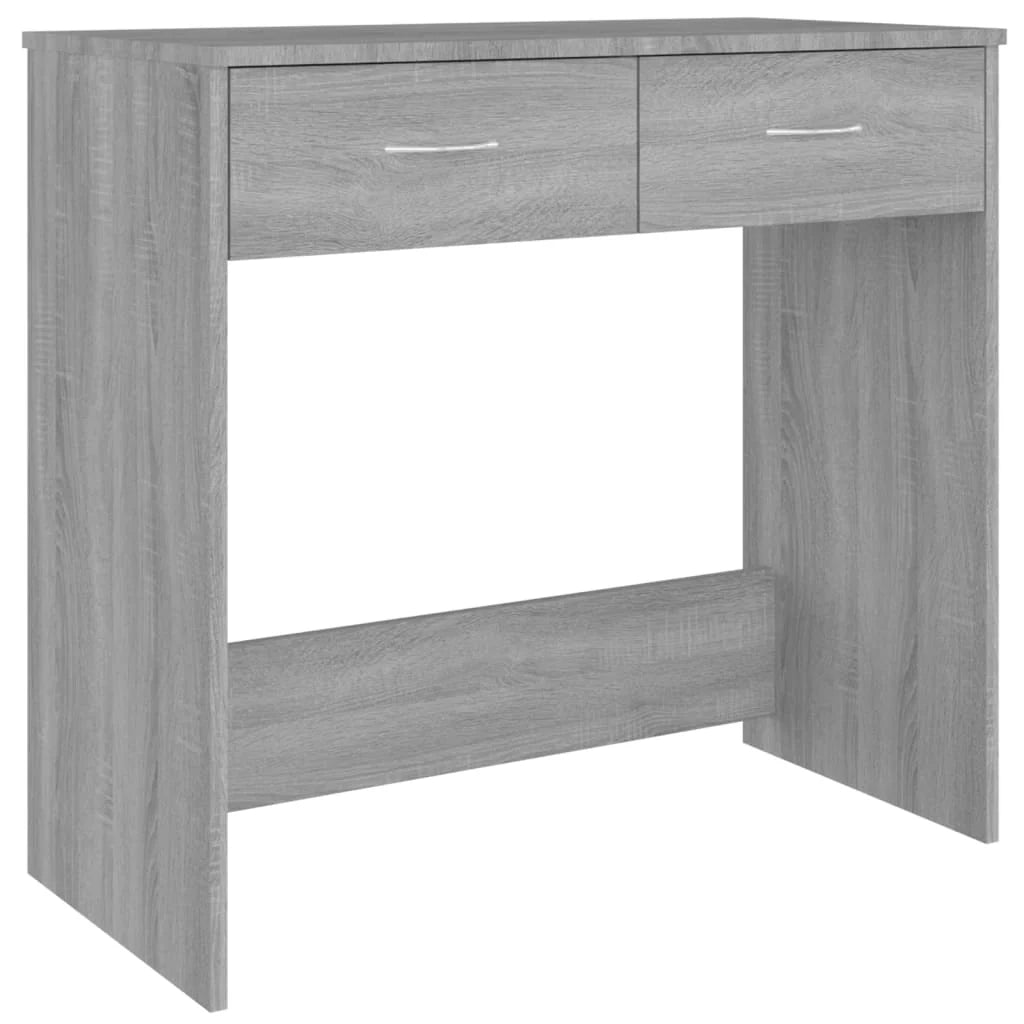 Scrivania Sonoma postazione computer mobile per computer scrivania da studio 80 x 40 x 75 cm legno ingegnerizzato grigio 02_0023963