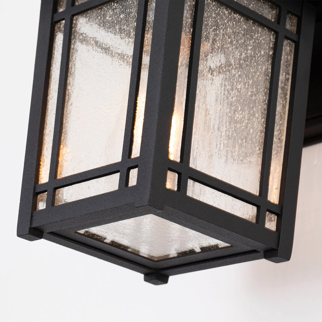 Applique esterna nera E27 60W IP44 Cedar Point Quoizel