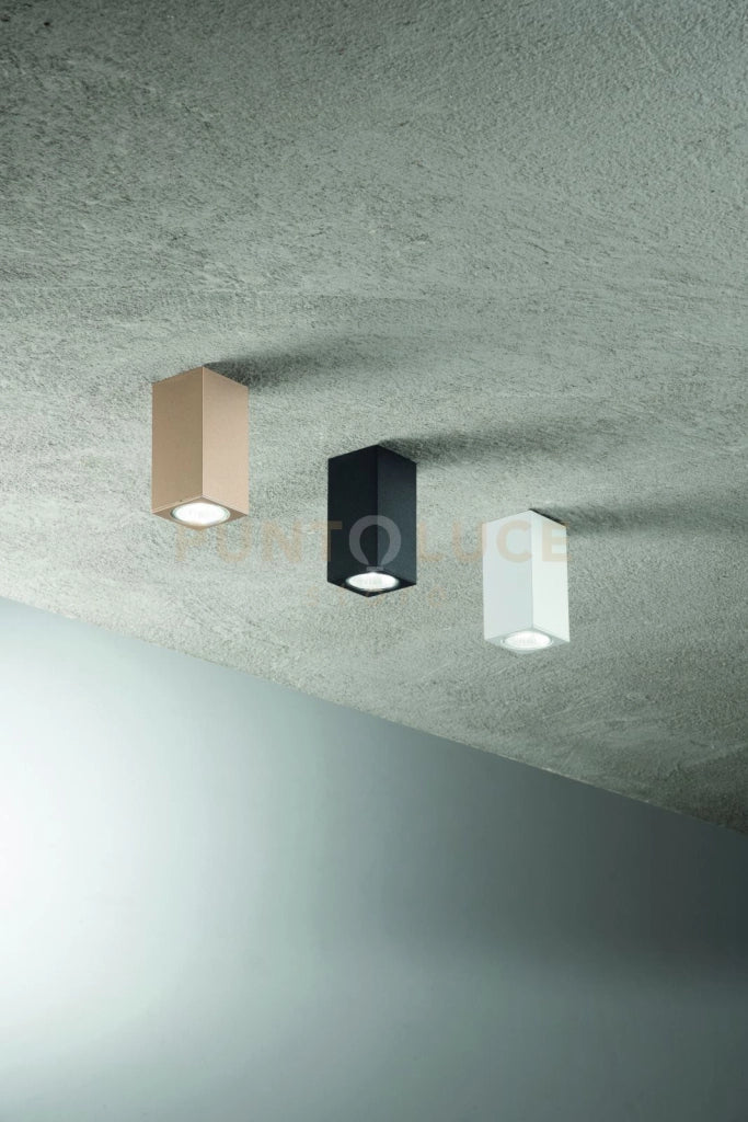 PLAFONIERA ALOA ATTACCO GU10 BIANCO H.12CM IP20