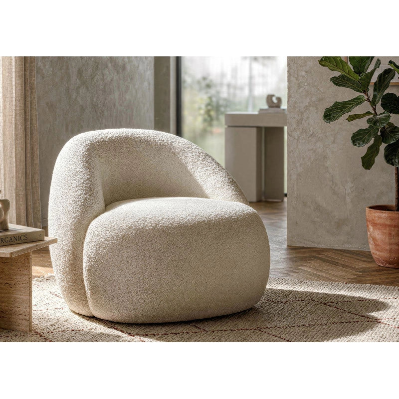 Poltrona Ginevra Bianca cm 81x78x64