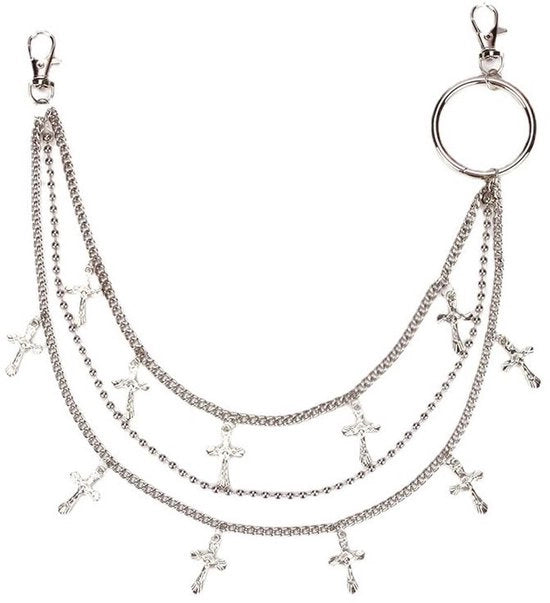 Catenella a strati - Accessorio trendy - Unisex - Chic da moda - Ipoadatto - Ideale per regalo