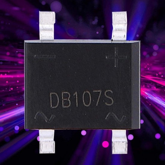 Componenti elettronici - Diodo diodo di commutazione 1A 1000V DB107S - 10 pezzi.
