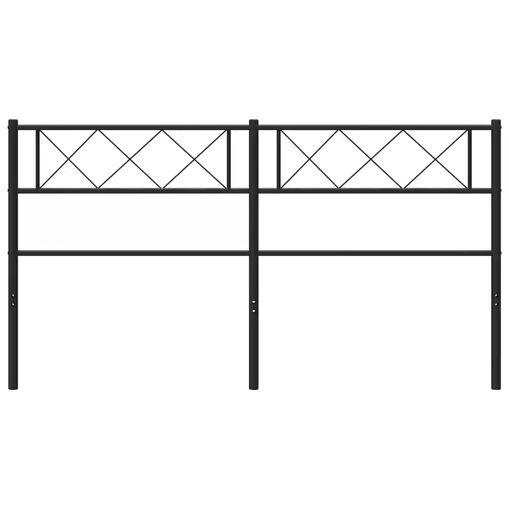 Testiera di Ricambio in Metallo Nero 120 cm 372308
