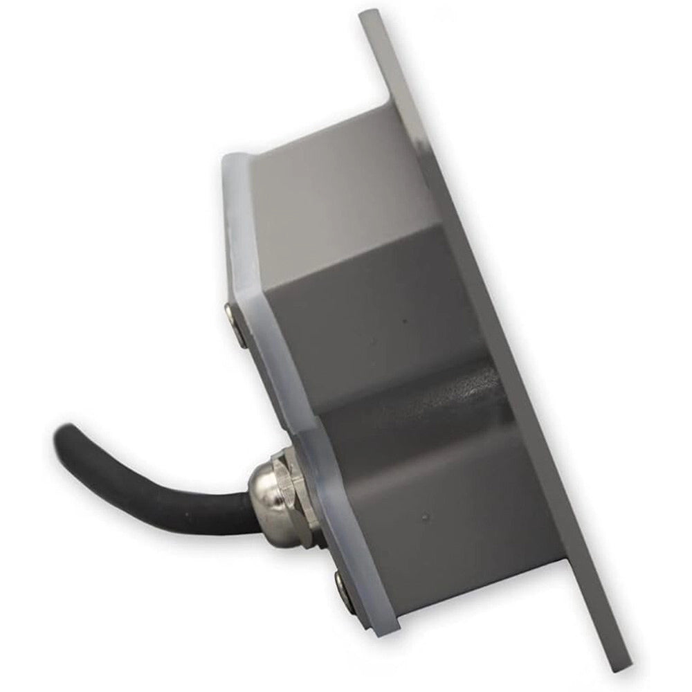 Trade Shop - Faretto Incasso Per Cassetta 503 Segnapasso 3w Tecnologia Cct Con Switch Ip65 Es49-3c - Grigio