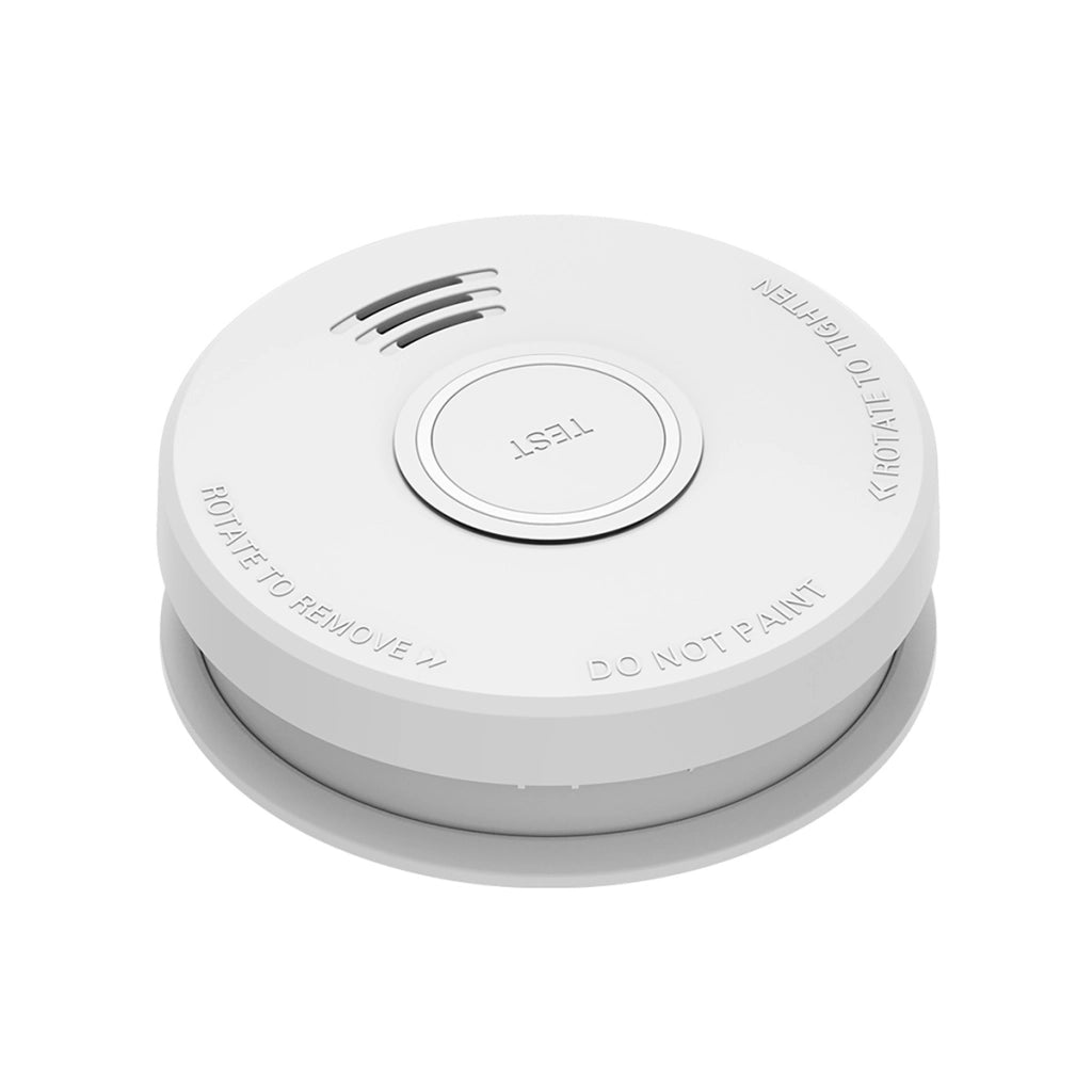 Confezione da 5 Rilevatori di Fumo Autonomi da 85 dB con Batteria da 9 V Sostituibile da 1 Anno Bianco Alecto