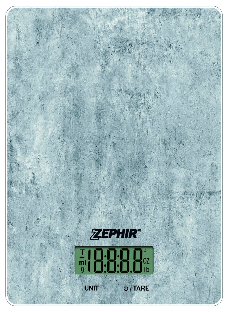 Zephir BILANCIA DA CUCINA ELETTRONICA CON BASE IN VETRO ''ZHS439'' Portata kg. 15