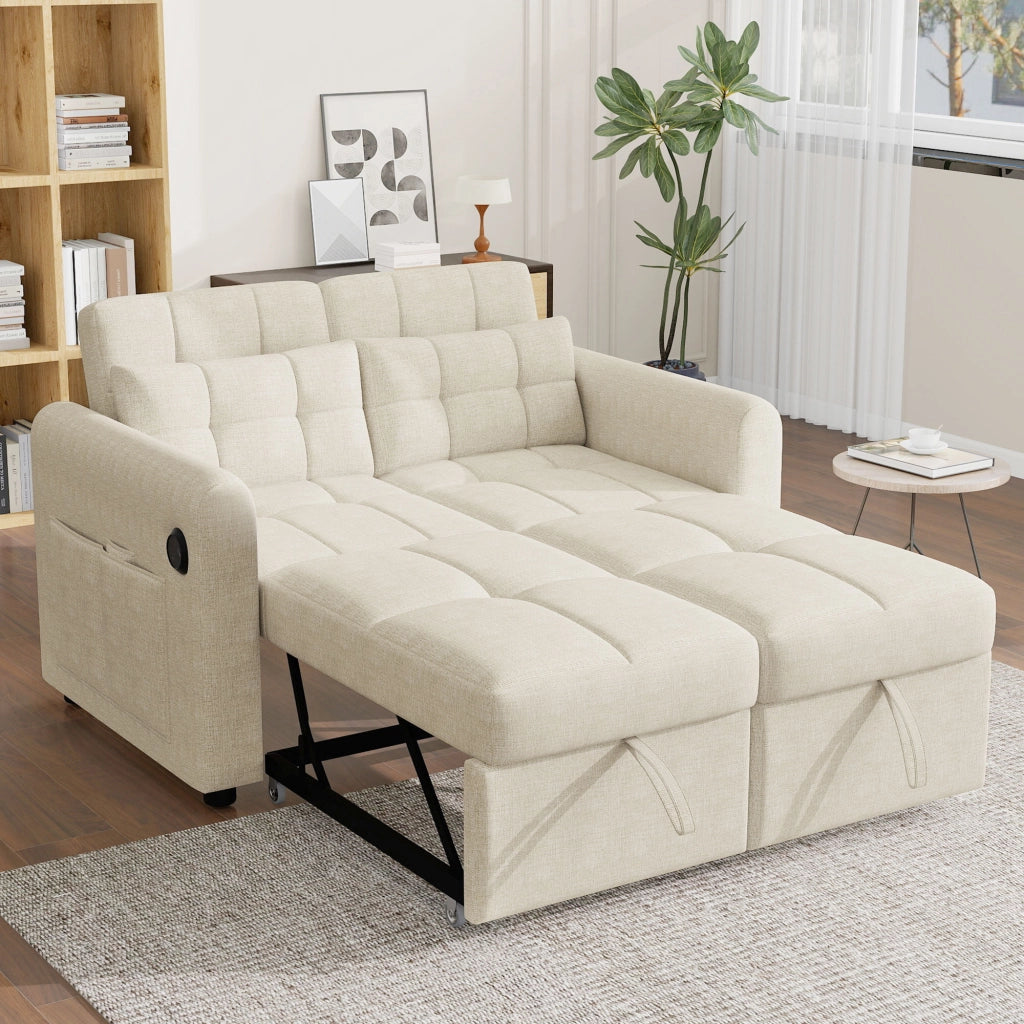 Divano letto moderno - Zephmum - 3 in 1 schienale regolabile USB