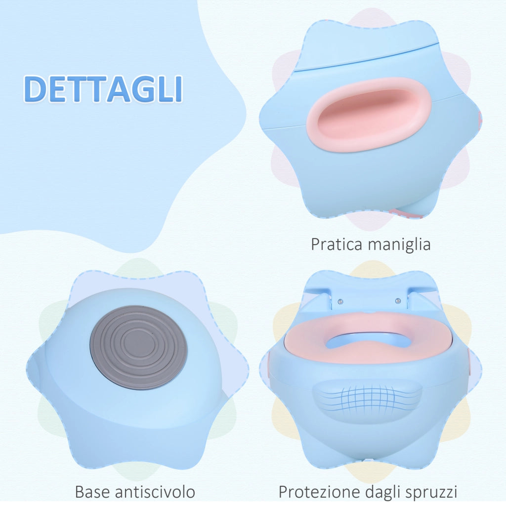 Vasino per Bambini Antiscivolo ¨C Zephmum ¨C Blu 40x30x23cm