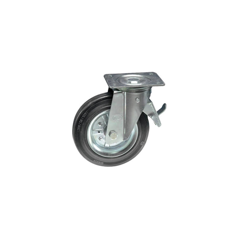 Ruota rotante Ø 80 mm con forcella e freno – A.350/FR – Universale