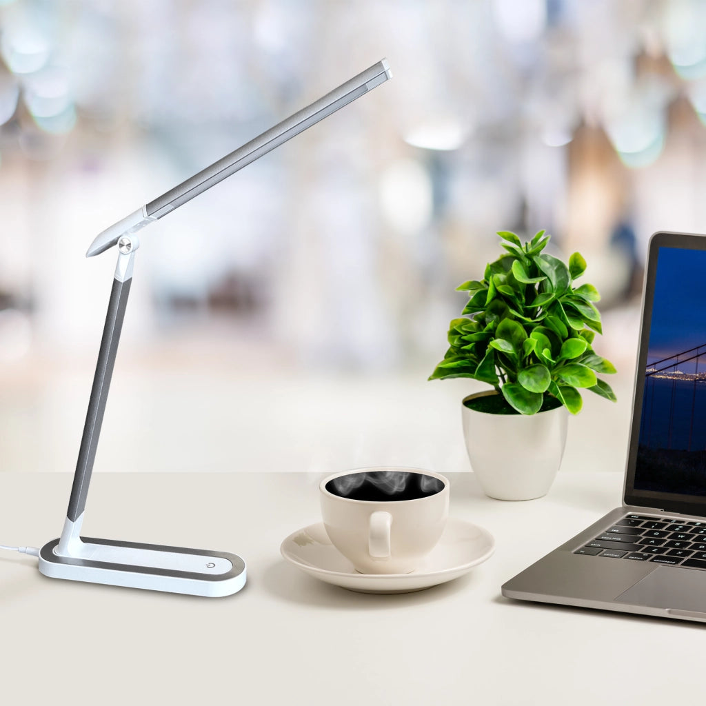 Lampada da scrivania LED 4000K dimmerabile USB Polux