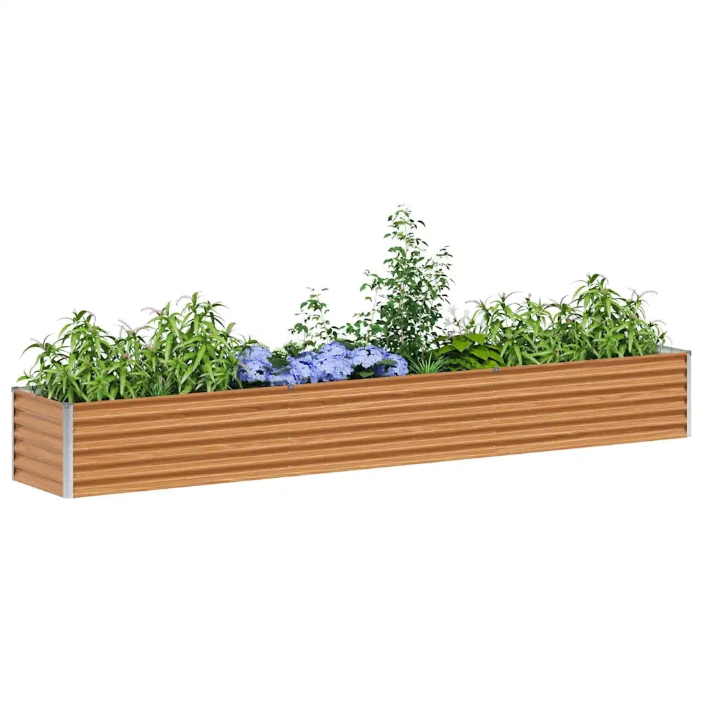 Letto rialzato da giardino 290 x 50 x 36 cm Acciaio zincato 42017345