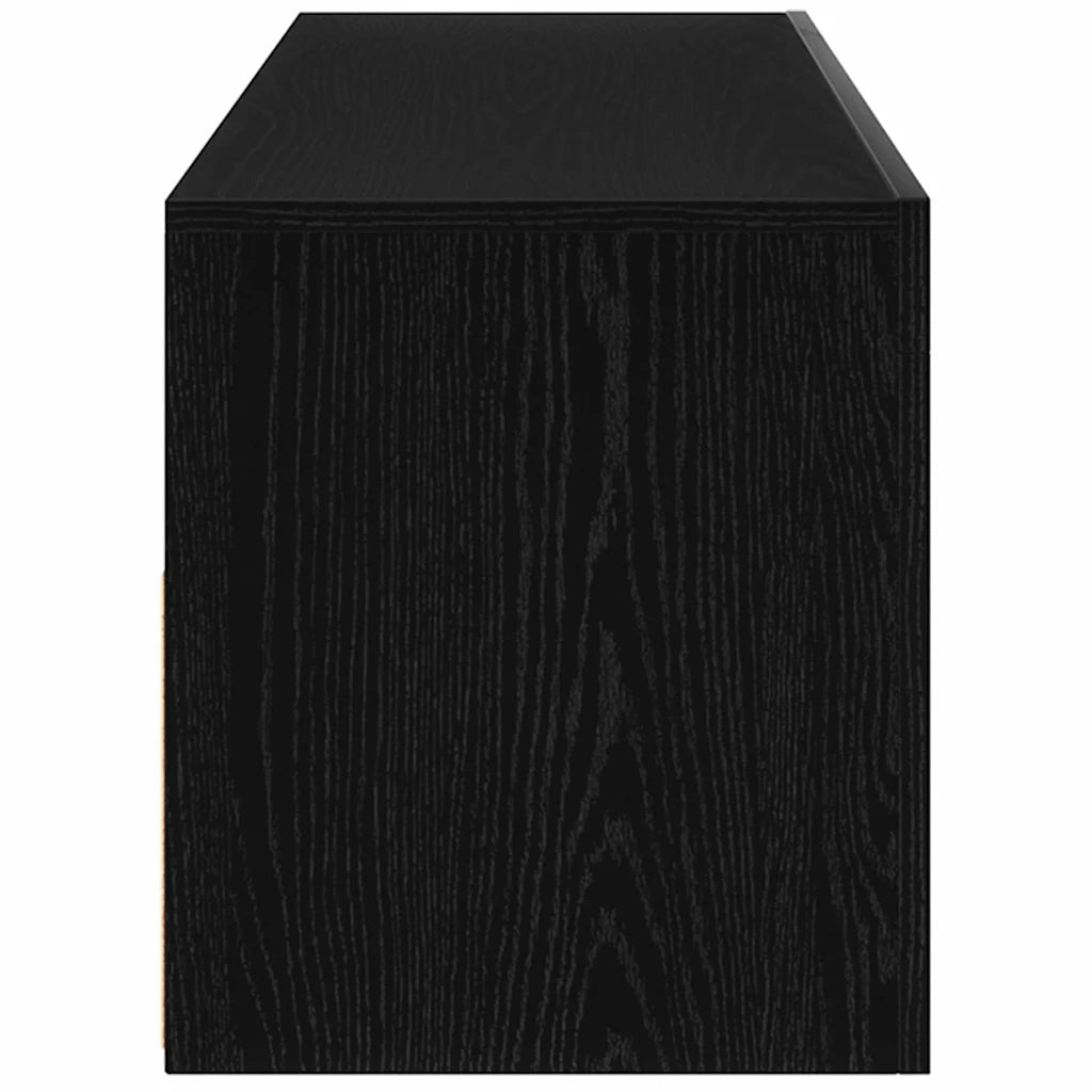 Mobile TV-Credenza per TV-Console TV Rovere Nero 90 x 35 x 40 cm Legno multistrato 876869