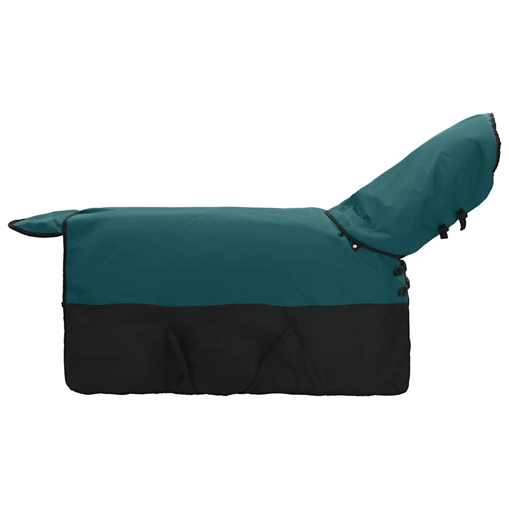 Coperta per Cavalli Verde Scuro e Nero 115 cm Poliestere CFW7108879
