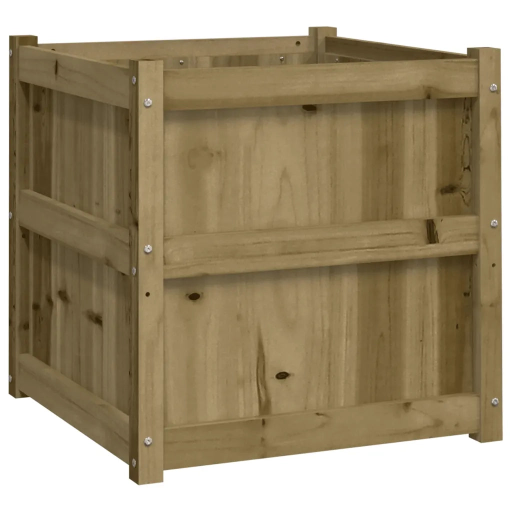 Fioriere da Giardino 2 pz in Legno di Pino Impregnato 837433