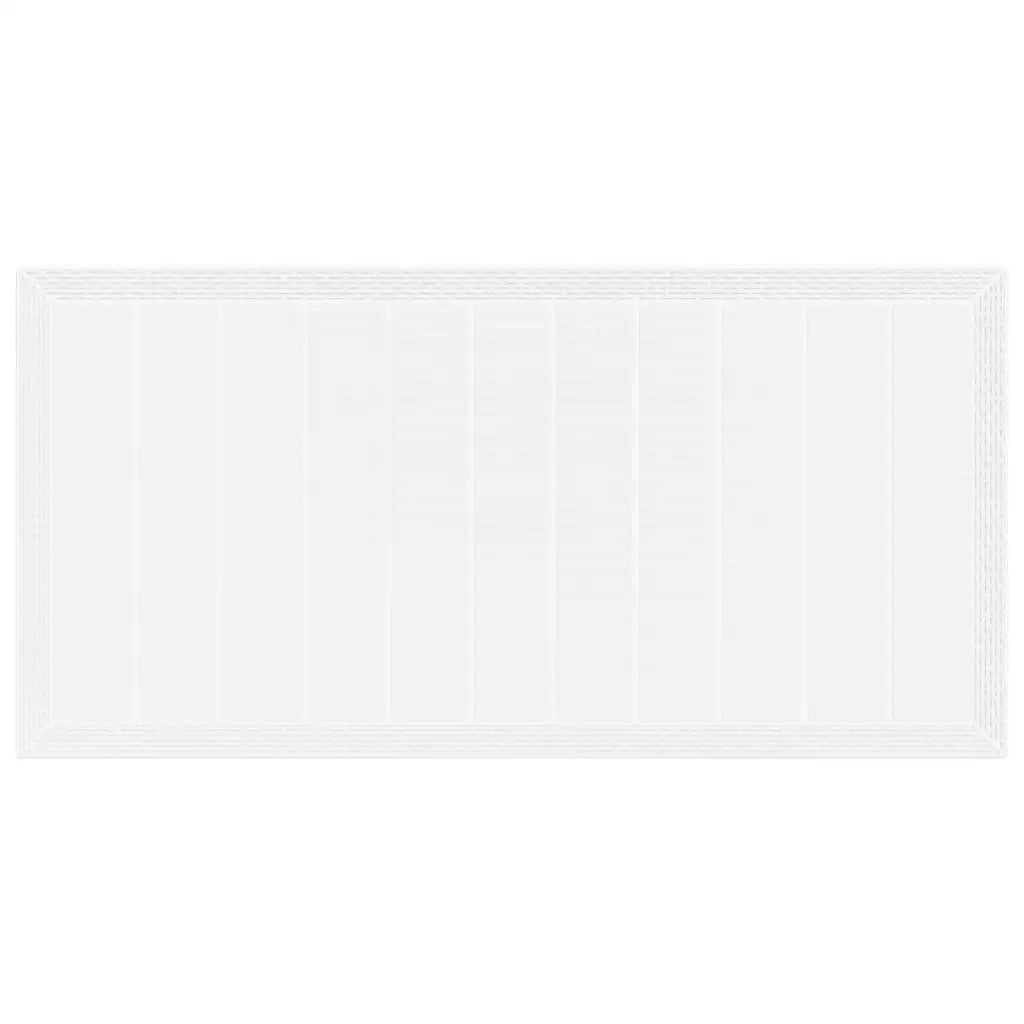 Set da Pranzo per Giardino 9 pcs Bianco Polipropilene