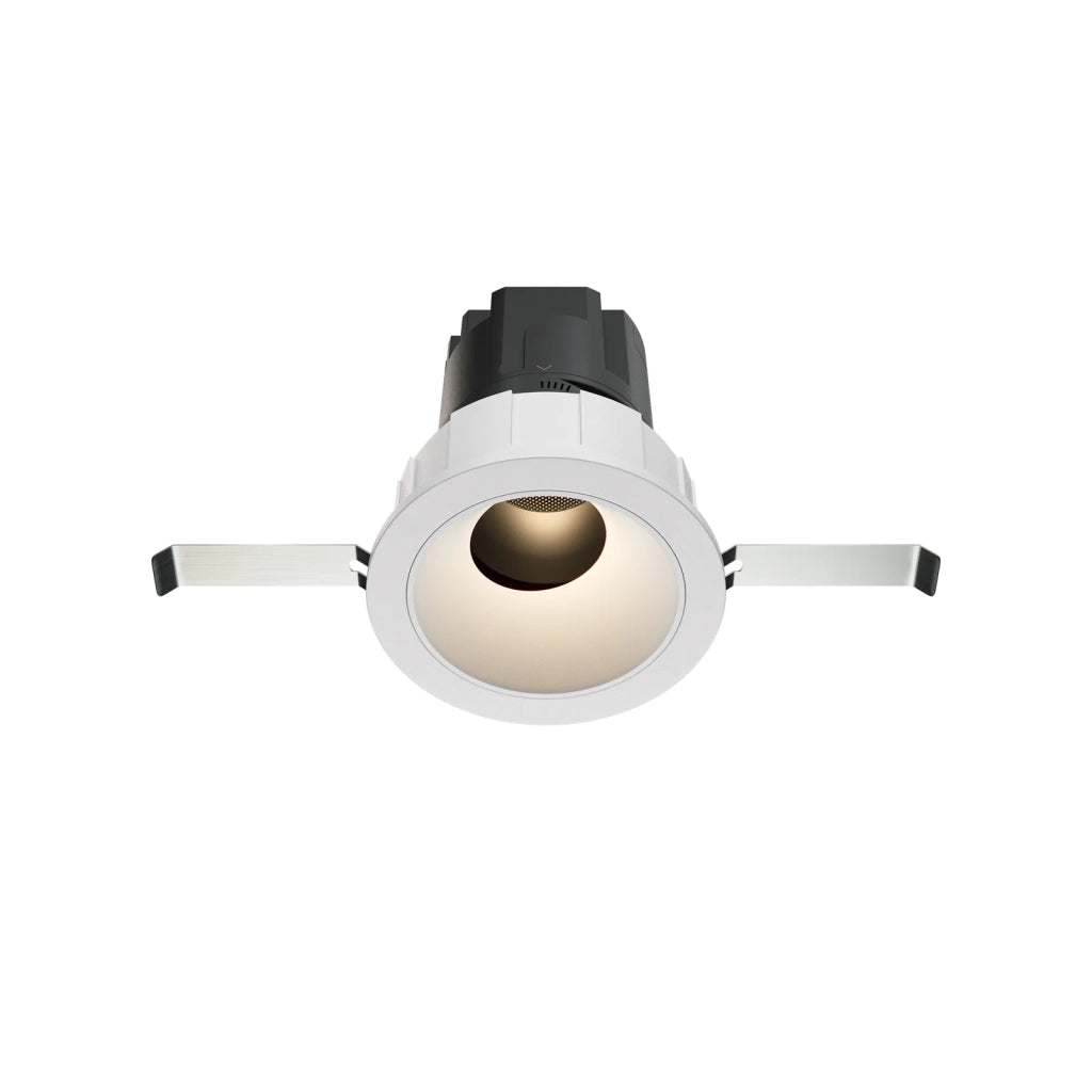 Maytoni Lampada da incasso Wise 1 luce LED integrato bianco alluminio