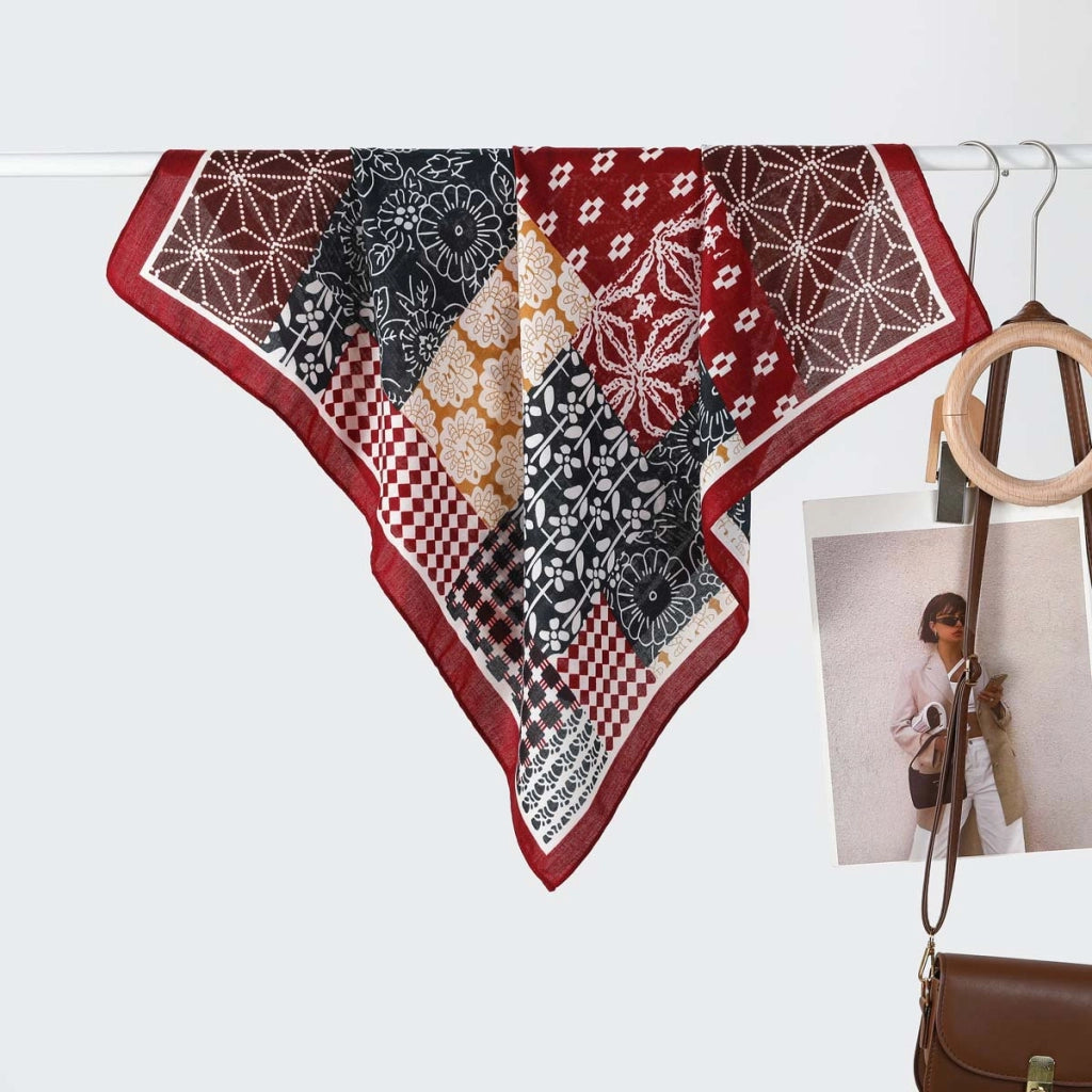 Sciarpa/foulard da donna versatile, semplice e calda