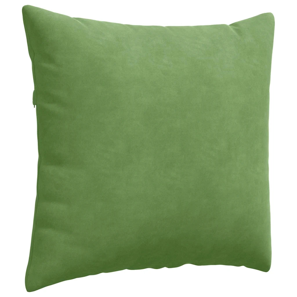 Cuscini da Divano 2 pz-Set di 2 Cuscini per Sofa Verde chiaro 50 x 50 cm