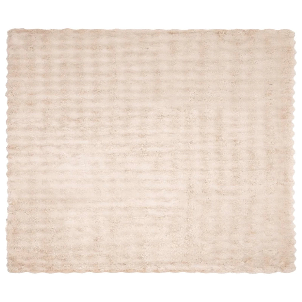 Coperta antiscivolo in sintetica di coniglio Olite Beige