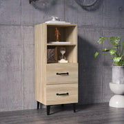 Credenza-Buffet-Armadio da cucina Rovere Sonoma 34,5x34x90 cm in Legno Multistrato 885014