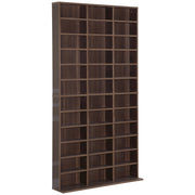 Libreria per CD e DVD ¨C Minimal ¨C Marrone 102x23.5x195 cm