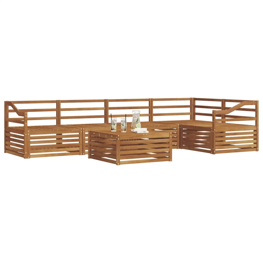 Set di divani da esterno 6 pcs Naturale 3373514