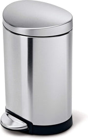 Afvalemmer in Acciaio Inossidabile Argento 6L - Design Sostenibile