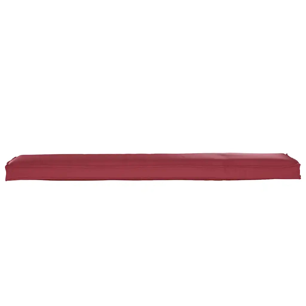 Cuscino per pallet Rosso Vino 180 x 40 x 8 cm Tessuto Oxford 42001674