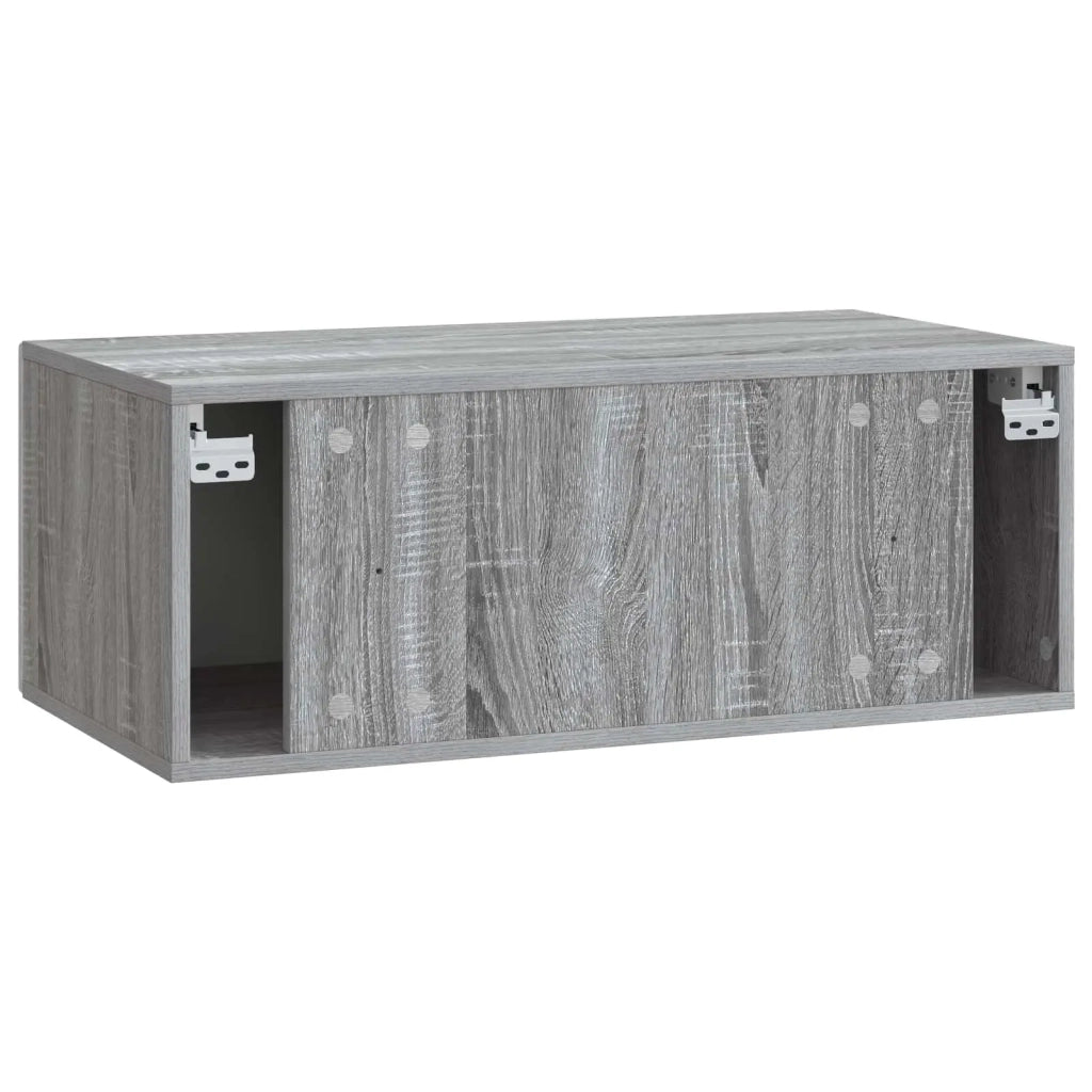 Mobile TV da Muro | Armadietto TV | Mobile Porta TV 98 x 41 x 30 cm Sonoma grigio