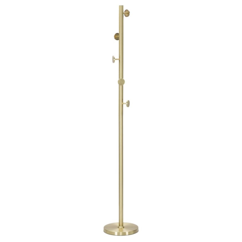 Appendiabiti Glamy in ferro dorato – Ø 30 x H 185 cm