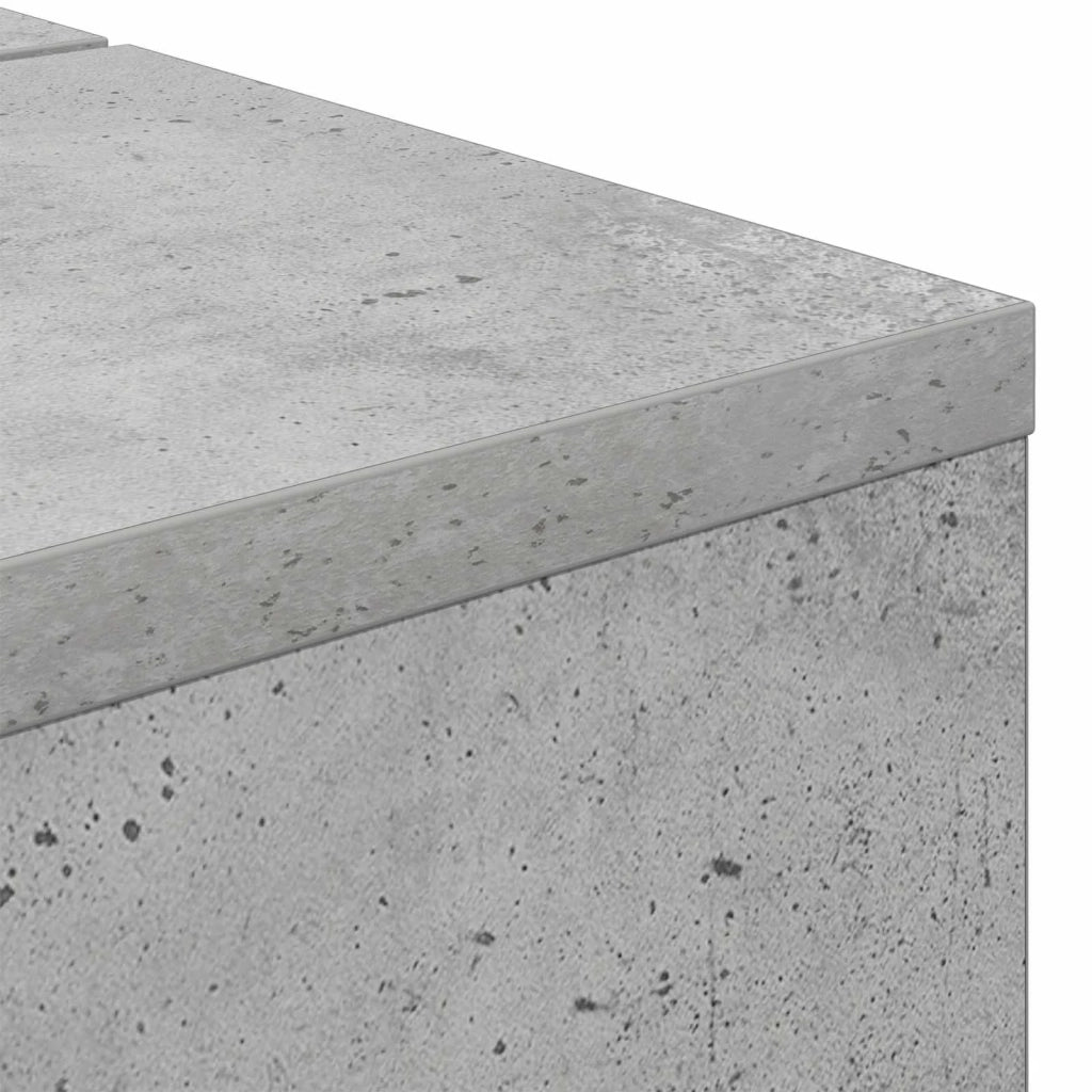 Scrivania studio Grigio Cemento 130 x 40 x 19,5 cm 8006679