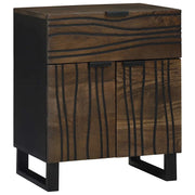 Armadio da Notte Noce 50 x 33 x 60 cm Legno massello di acacia 4018019