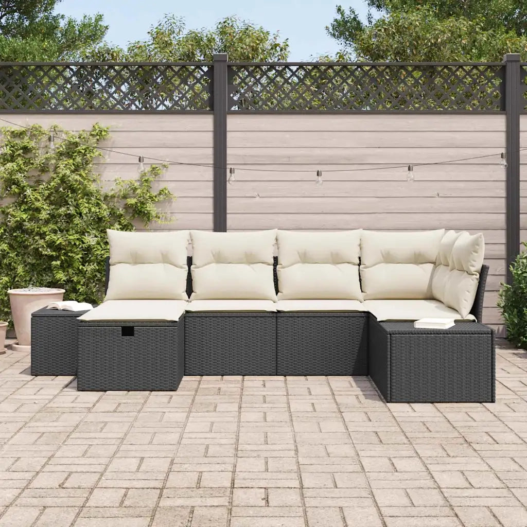 Set di divani con cuscino 7 pcs polyrattan