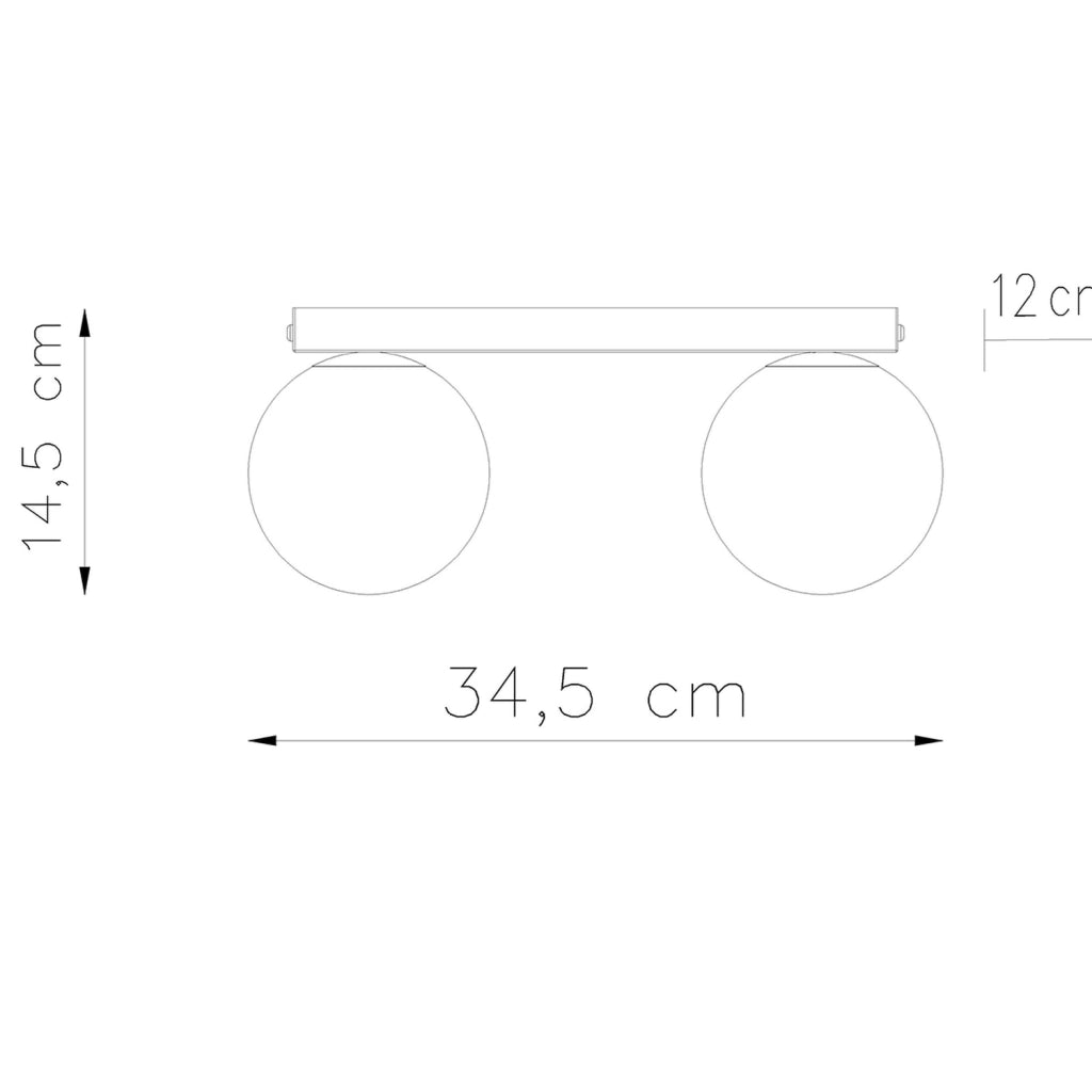 Lampada da soffitto YOLI 2 bianco