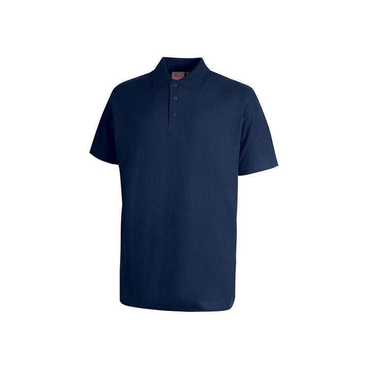 POLO TONGA MANICA CORTA SLIM FIT- - tg.L - deep blue - 5 pezzi U-POWER