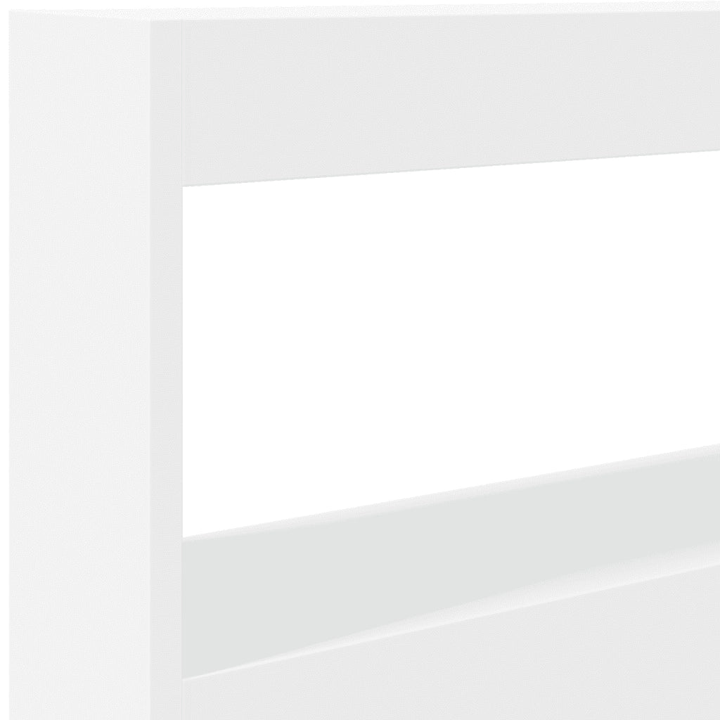 Testiera | Testata con Contenitore a LED Bianca 100x17x102 cm