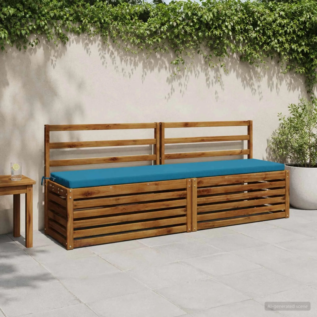Cuscino per panchina SOEST 100% Poliestere Azzurro 949122