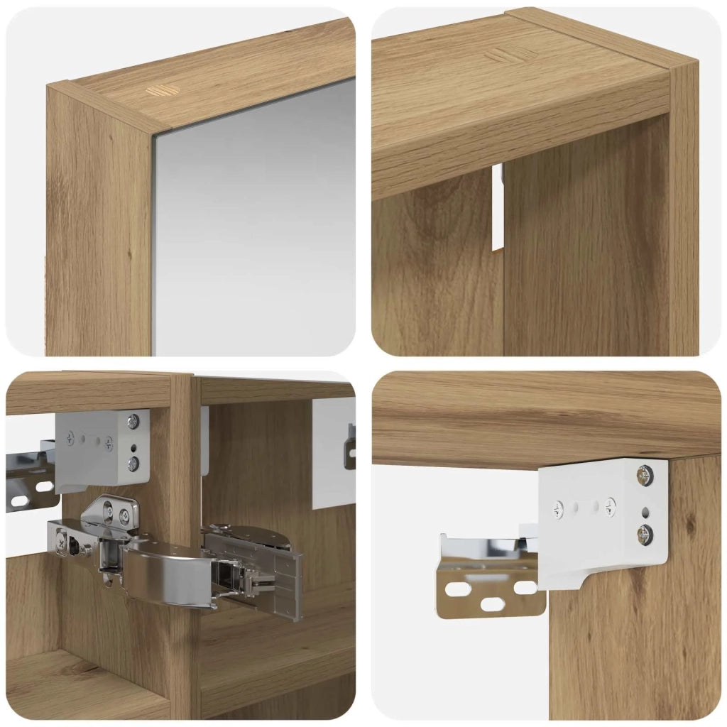 Set di Armadi da Bagno con lo scaffale 3 pcs 100 x 10,5 x 50 cm 3403687